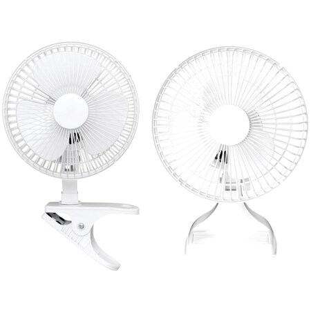 Optimus Convertible 6" Personal Clip-on/Table Fan F-0645